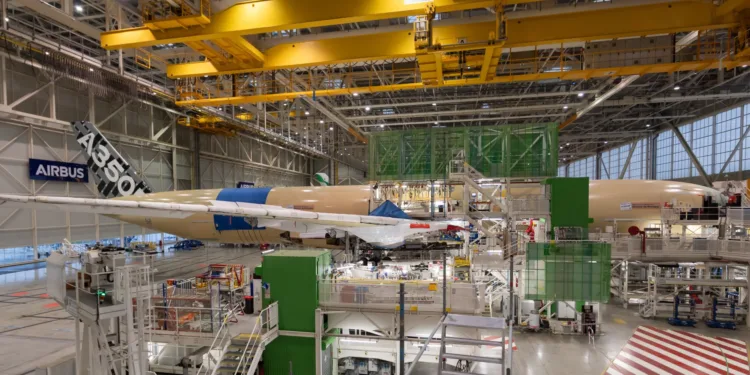 Airbus finalizes A350 freighter prototype for test flights, certification