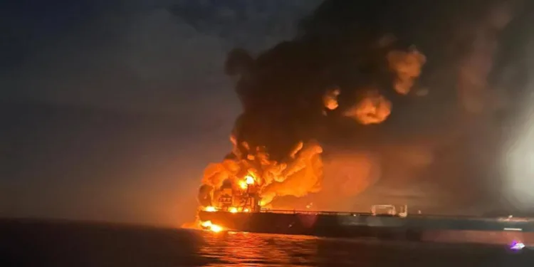 Black Sea blasts set sanctioned tankers ablaze off Turkish coast