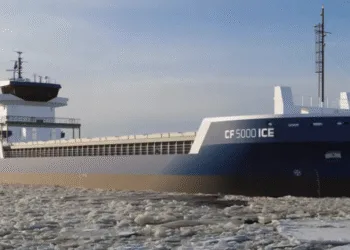Damen launches CF 5000 ICE, new Ice-Class cargo vessel