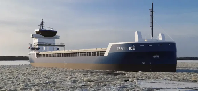 Damen launches CF 5000 ICE, new Ice-Class cargo vessel
