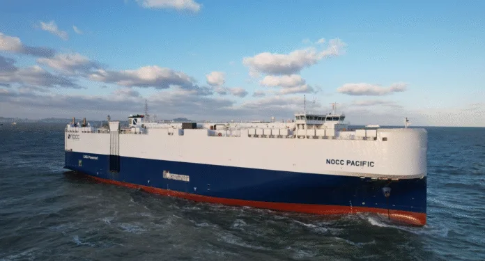 Norwegian Car Carriers takes delivery of new dual-fuel LNG vessel