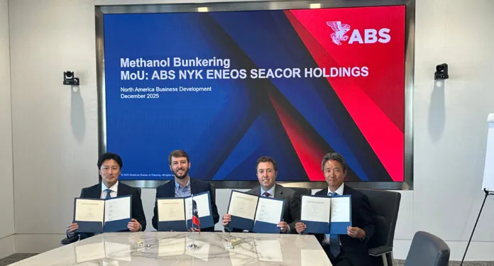 ABS, ENEOS, NYK, and SEACOR launch U.S. Methanol Bunkering Study