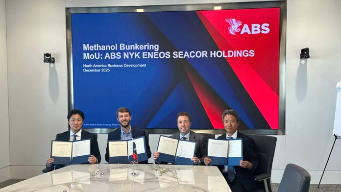 ABS, ENEOS, NYK, and SEACOR launch U.S. Methanol Bunkering Study