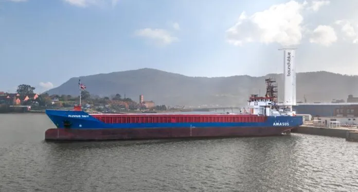 Amasus adds second bound4blue eSAIL® to cargo fleet