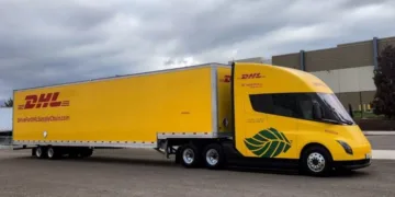 DHL adds first Tesla Semi to North American fleet