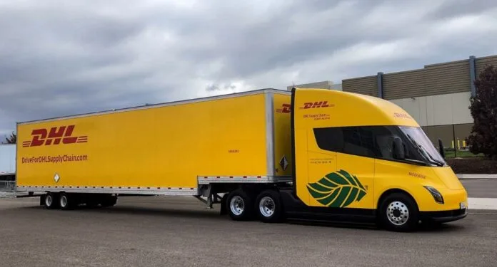 DHL adds first Tesla Semi to North American fleet