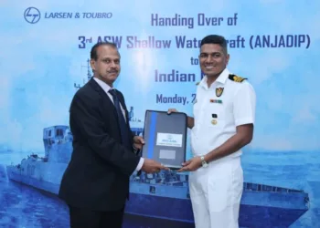 Indian Navy receives indigenous ASW Shallow Water Craft Anjadip