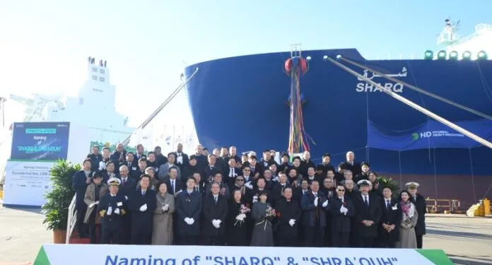 K LINE announces naming of new LNG carriers