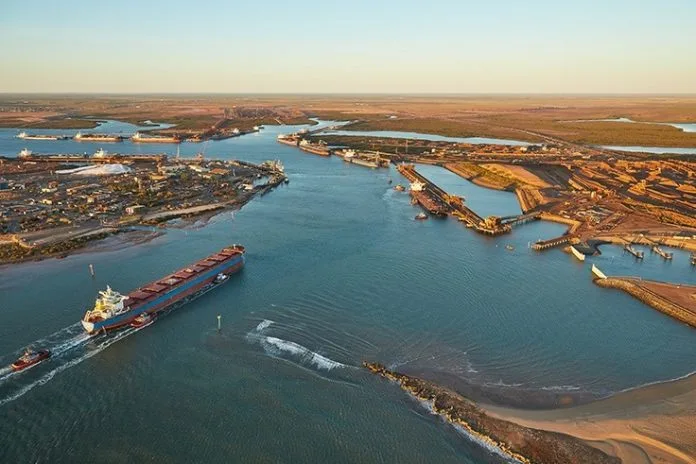 Pilbara ports announced decrease in volumes