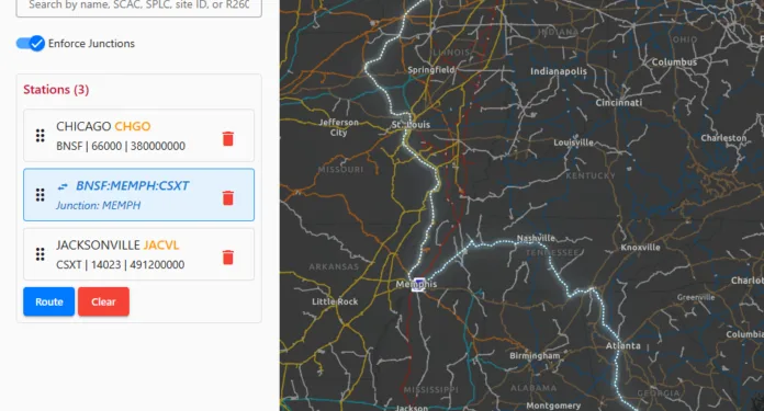 Railinc launches RIGIS Routing+Mileage tool
