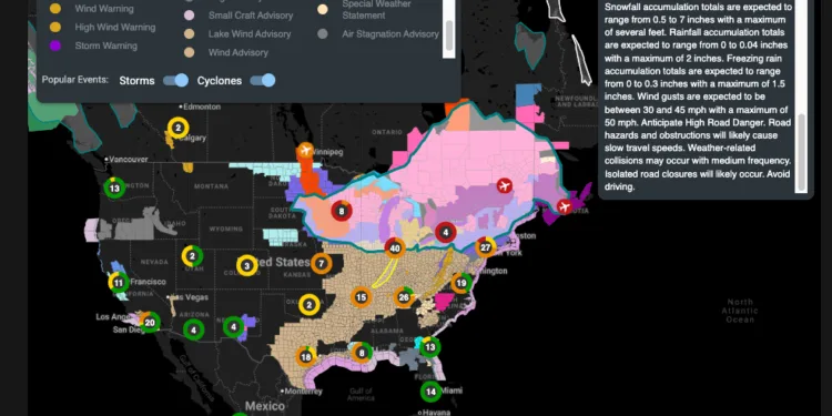 Truckers east of I-35 advised to stay home