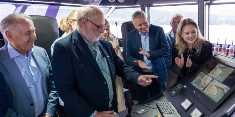 World’s largest battery-electric ship powers up