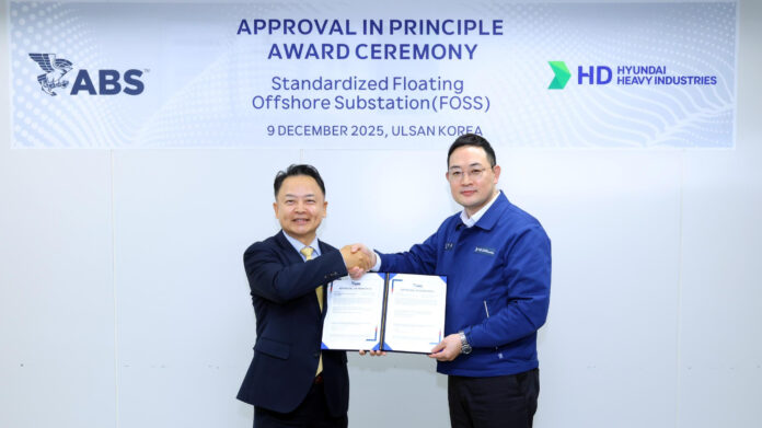 ABS approves HD Hyundai’s Floating offshore substation design