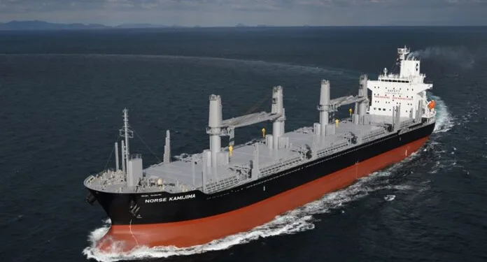 Imabari Shipbuilding delivers 40,000-DWT bulk carrier “NORSE KAMIJIMA”