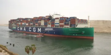 Suez Canal sees transit of 250,000-Ton CMA CGM SEINE on maiden voyage