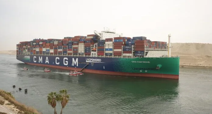 Suez Canal sees transit of 250,000-Ton CMA CGM SEINE on maiden voyage