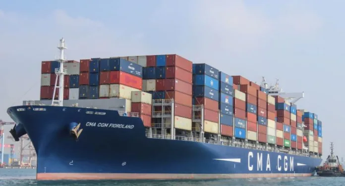 CMA CGM Fiordland becomes first large container ship to call at Puerto Antioquia
