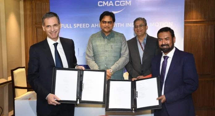 CMA CGM strengthens Indian maritime commitment with new vessel order